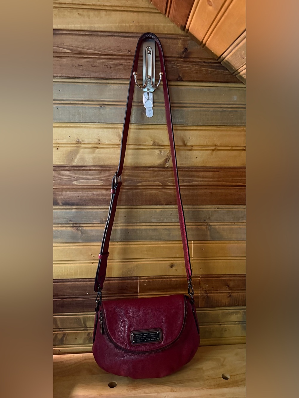 Marc by Marc Jacobs New Q Mini Natasha Red Leather Crossbody